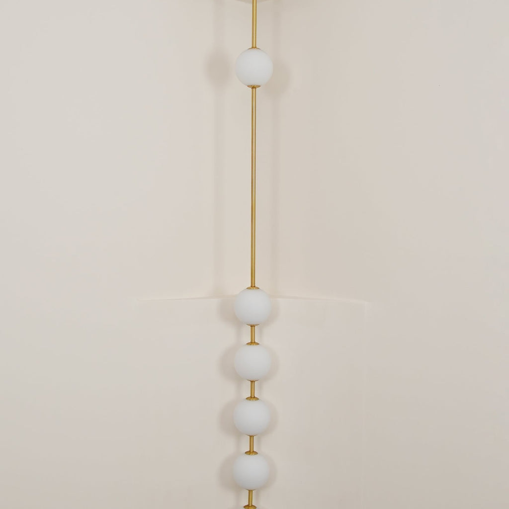 Vertical Spheres Wall Light Lighting Lobby