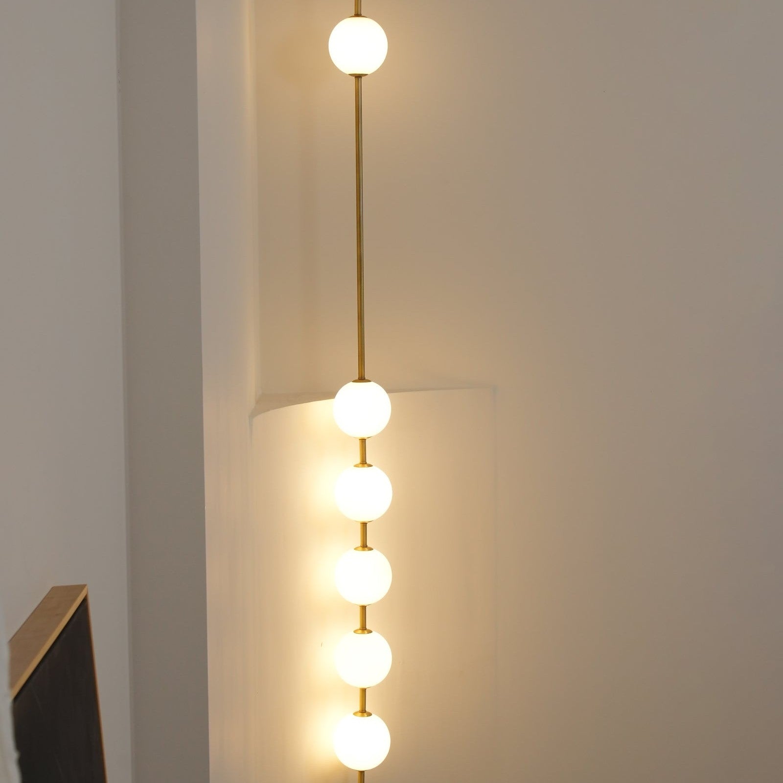 Vertical Spheres Wall Light Lighting Lobby