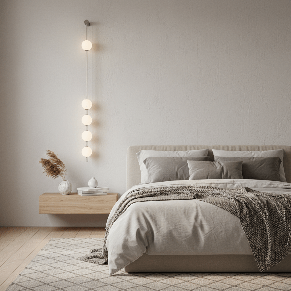 Vertical Spheres Wall Light Lighting Lobby