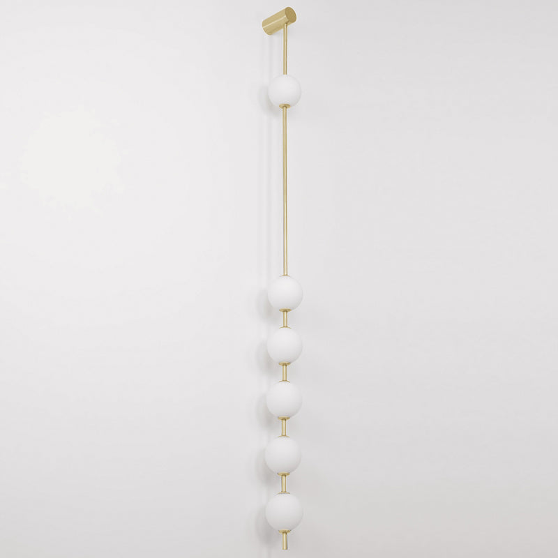 Vertical Spheres Wall Light Lighting Lobby