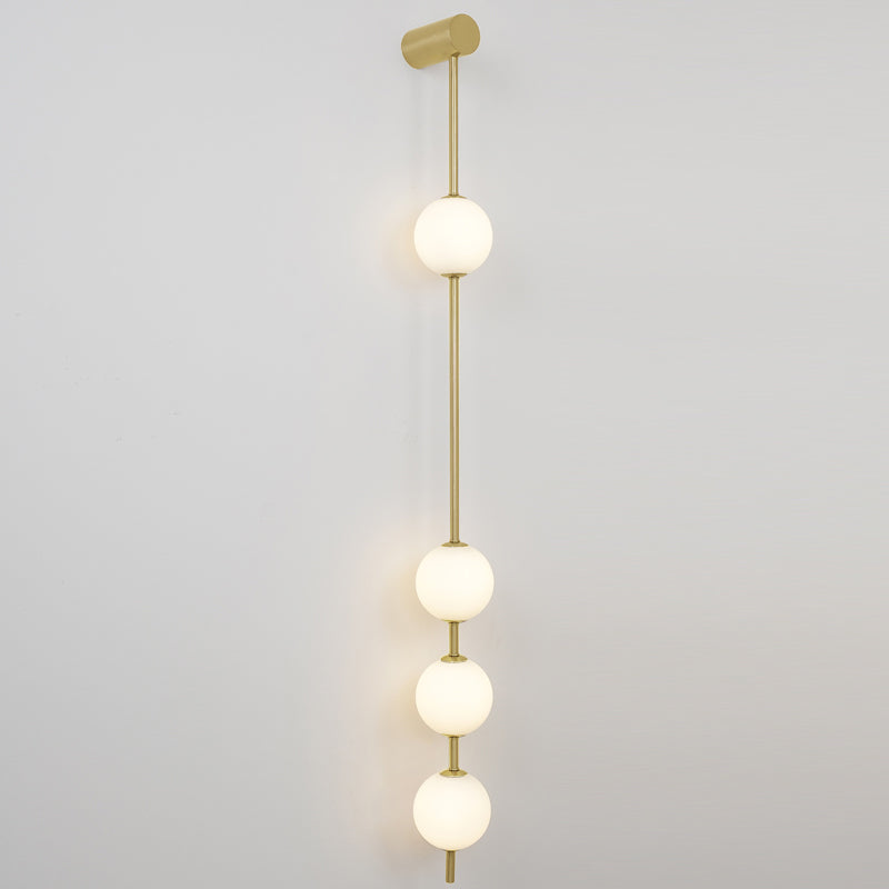 Vertical Spheres Wall Light Lighting Lobby