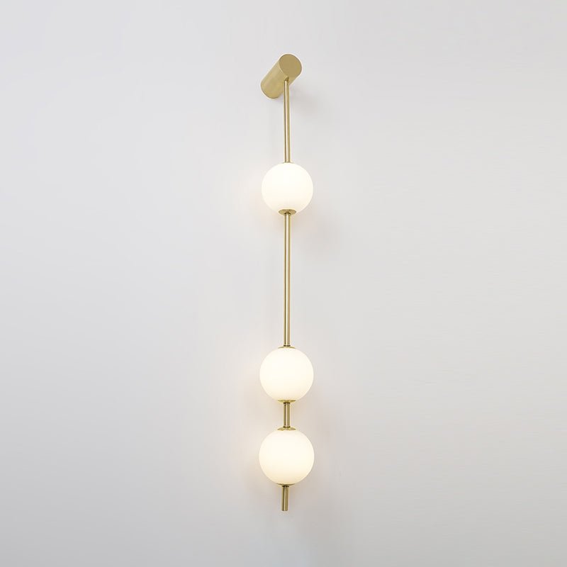 Vertical Spheres Wall Light Lighting Lobby