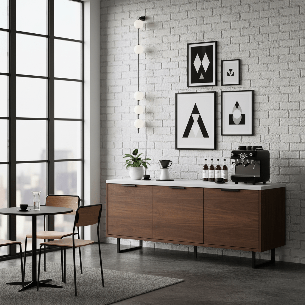 Vertical Spheres Wall Light Lighting Lobby