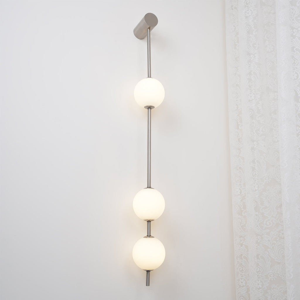 Vertical Spheres Wall Light Lighting Lobby
