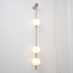 Vertical Spheres Wall Light Lighting Lobby