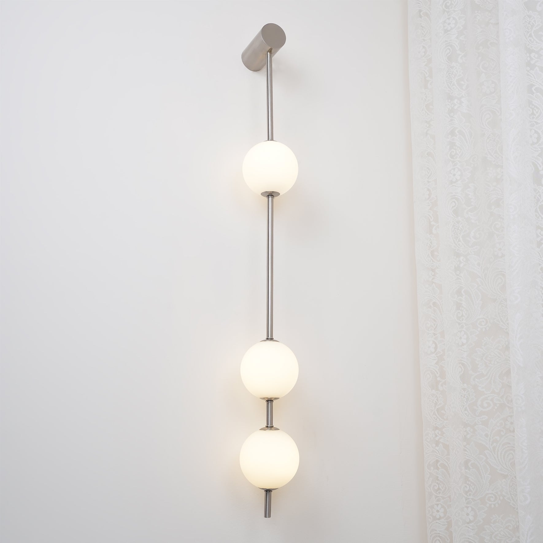 Vertical Spheres Wall Light Lighting Lobby