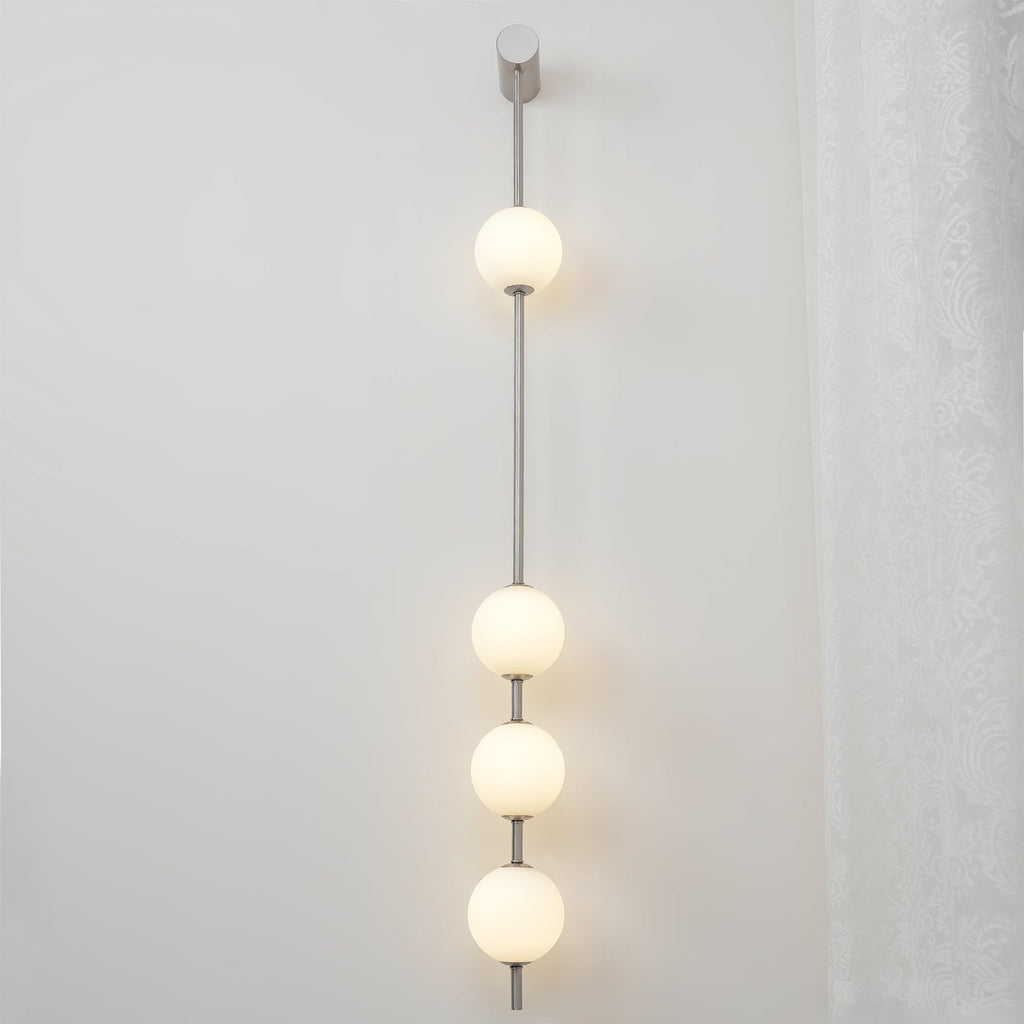 Vertical Spheres Wall Light Lighting Lobby
