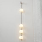 Vertical Spheres Wall Light Lighting Lobby