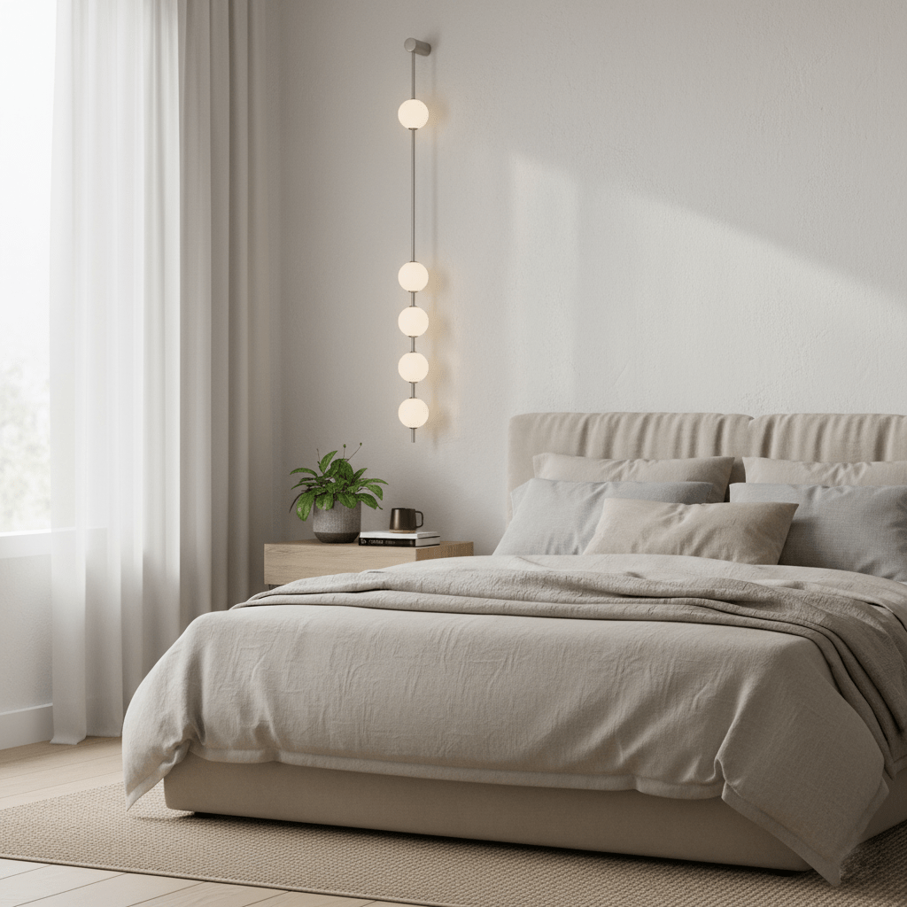 Vertical Spheres Wall Light Lighting Lobby