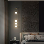 Vertical Spheres Wall Light Lighting Lobby