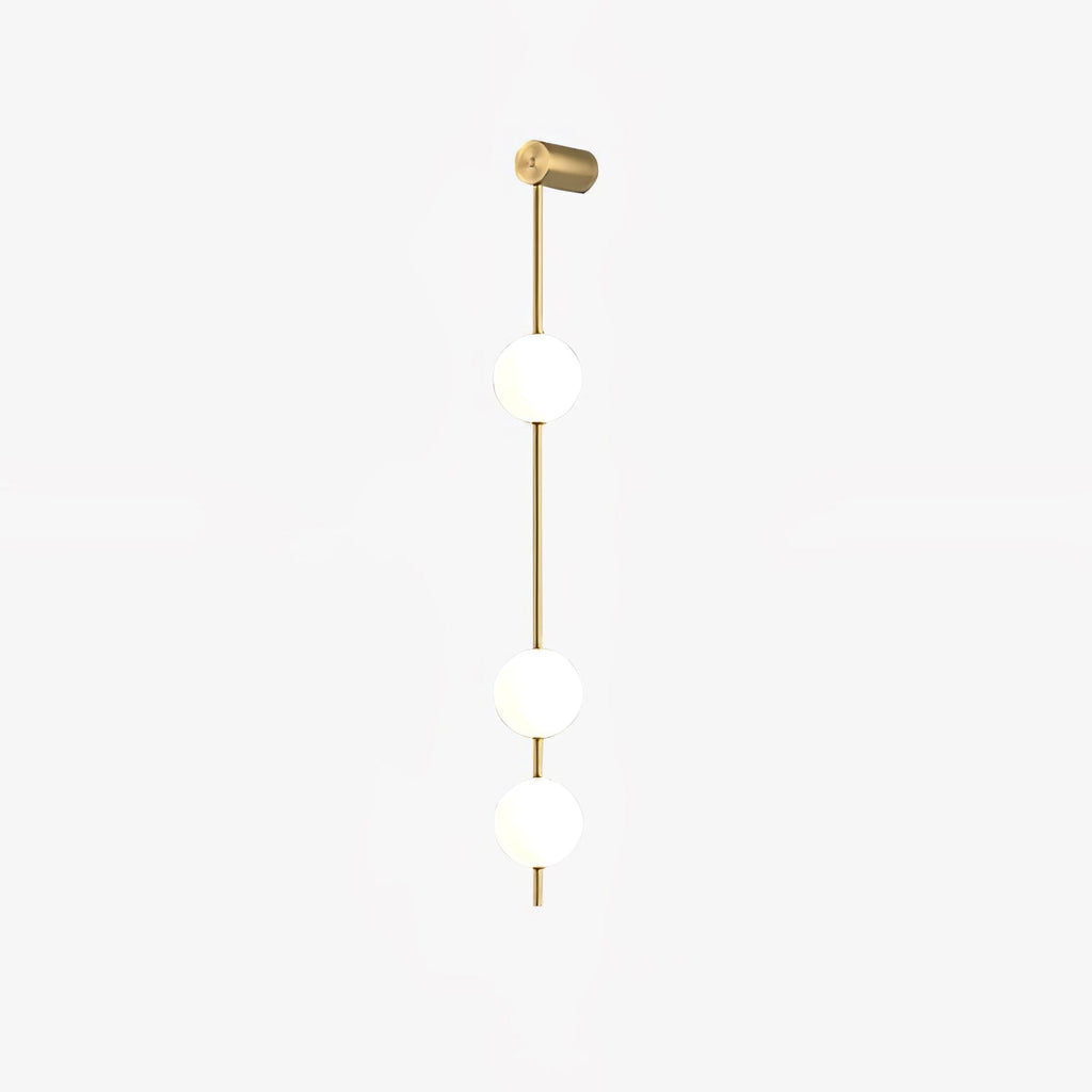 Vertical Spheres Wall Light Lighting Lobby