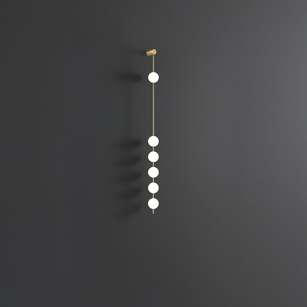 Vertical Spheres Wall Light Lighting Lobby
