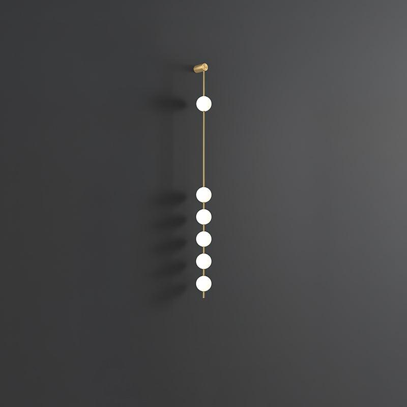 Vertical Spheres Wall Light Lighting Lobby