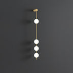 Vertical Spheres Wall Light Lighting Lobby