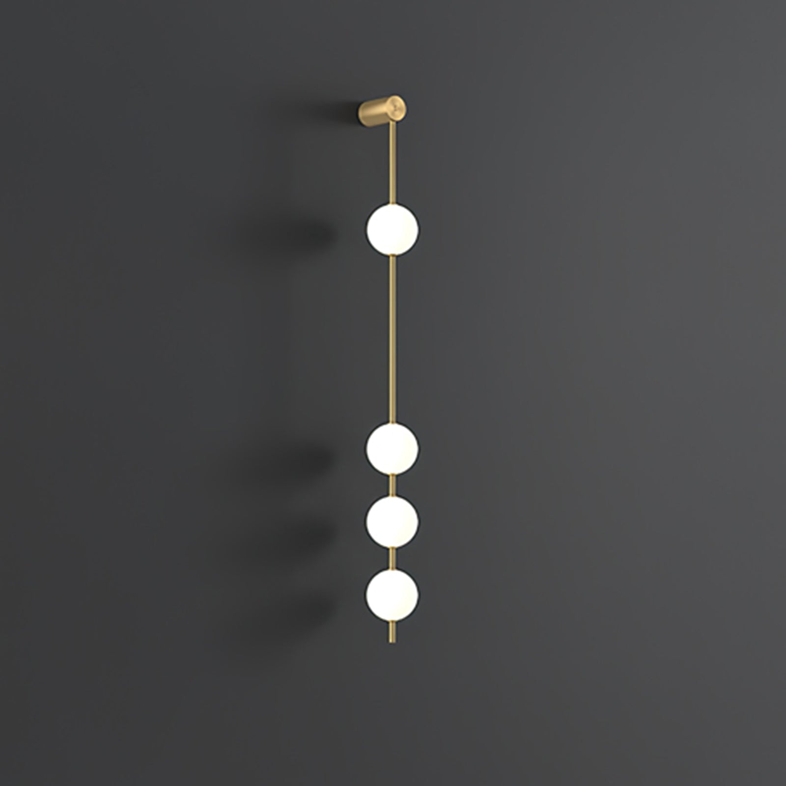 Vertical Spheres Wall Light Lighting Lobby