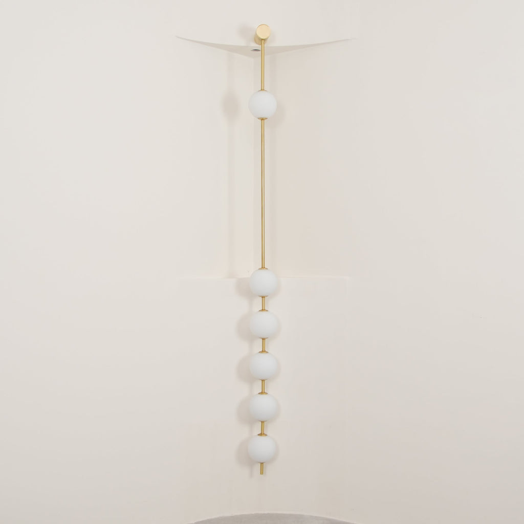 Vertical Spheres Wall Light Lighting Lobby
