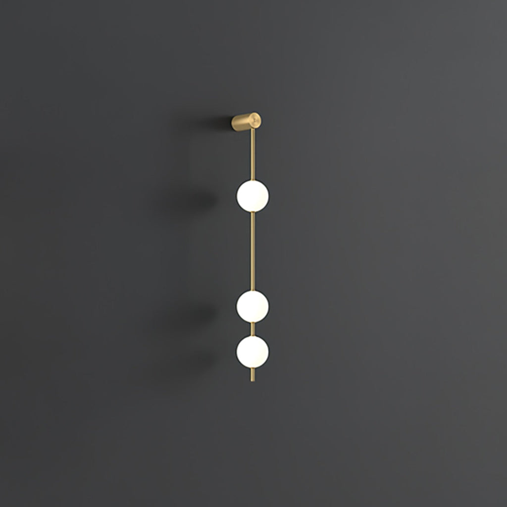 Vertical Spheres Wall Light Lighting Lobby