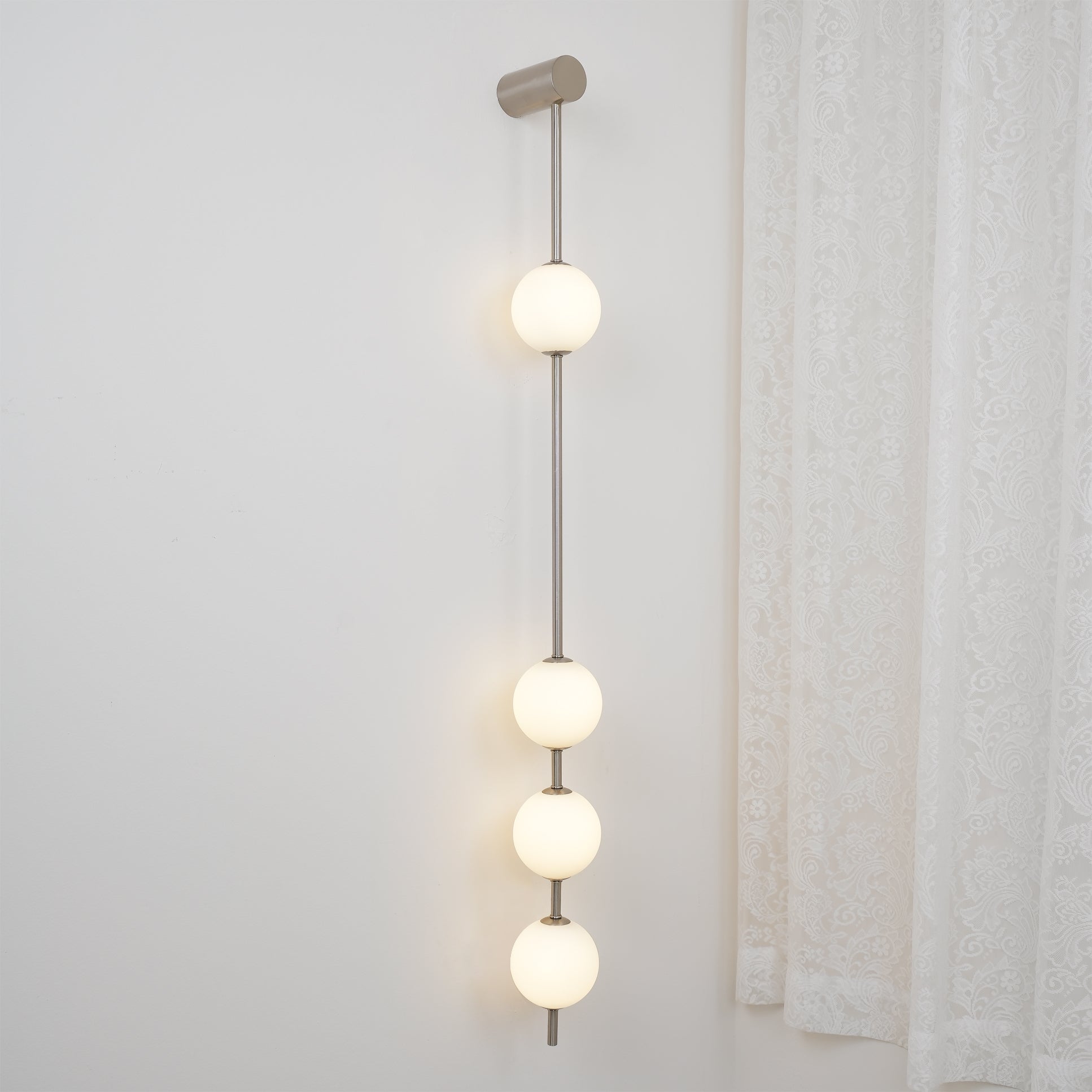 Vertical Spheres Wall Light Lighting Lobby