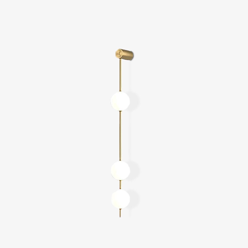 Vertical Spheres Wall Light Lighting Lobby