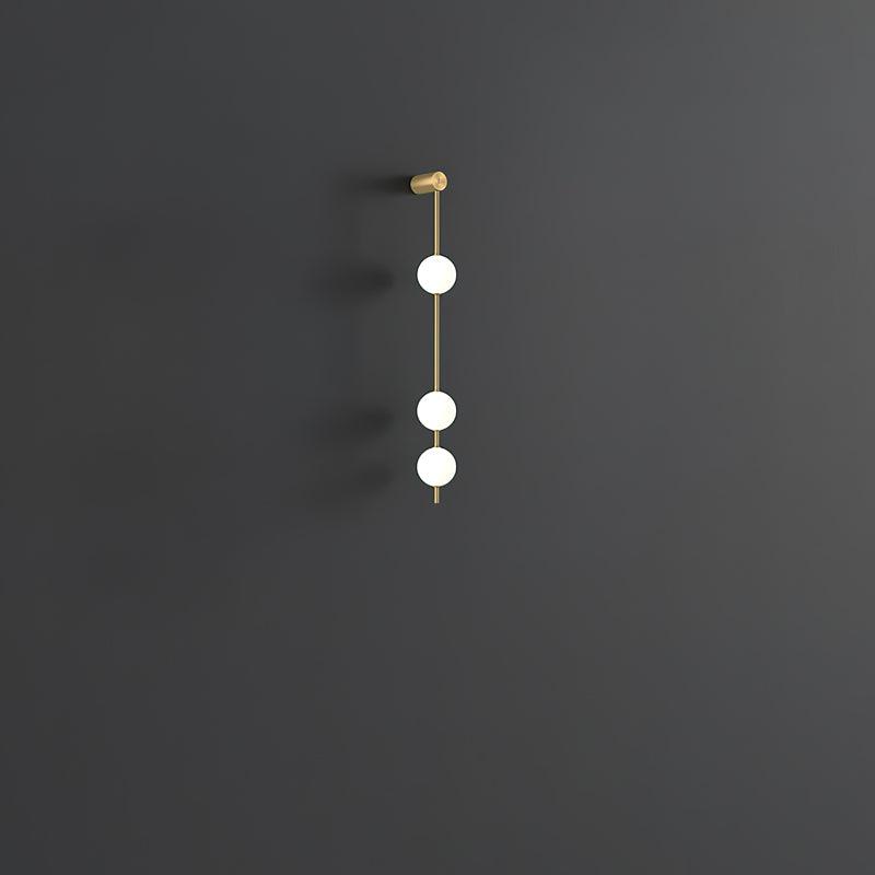 Vertical Spheres Wall Light Lighting Lobby