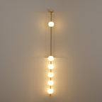 Vertical Spheres Wall Light Lighting Lobby