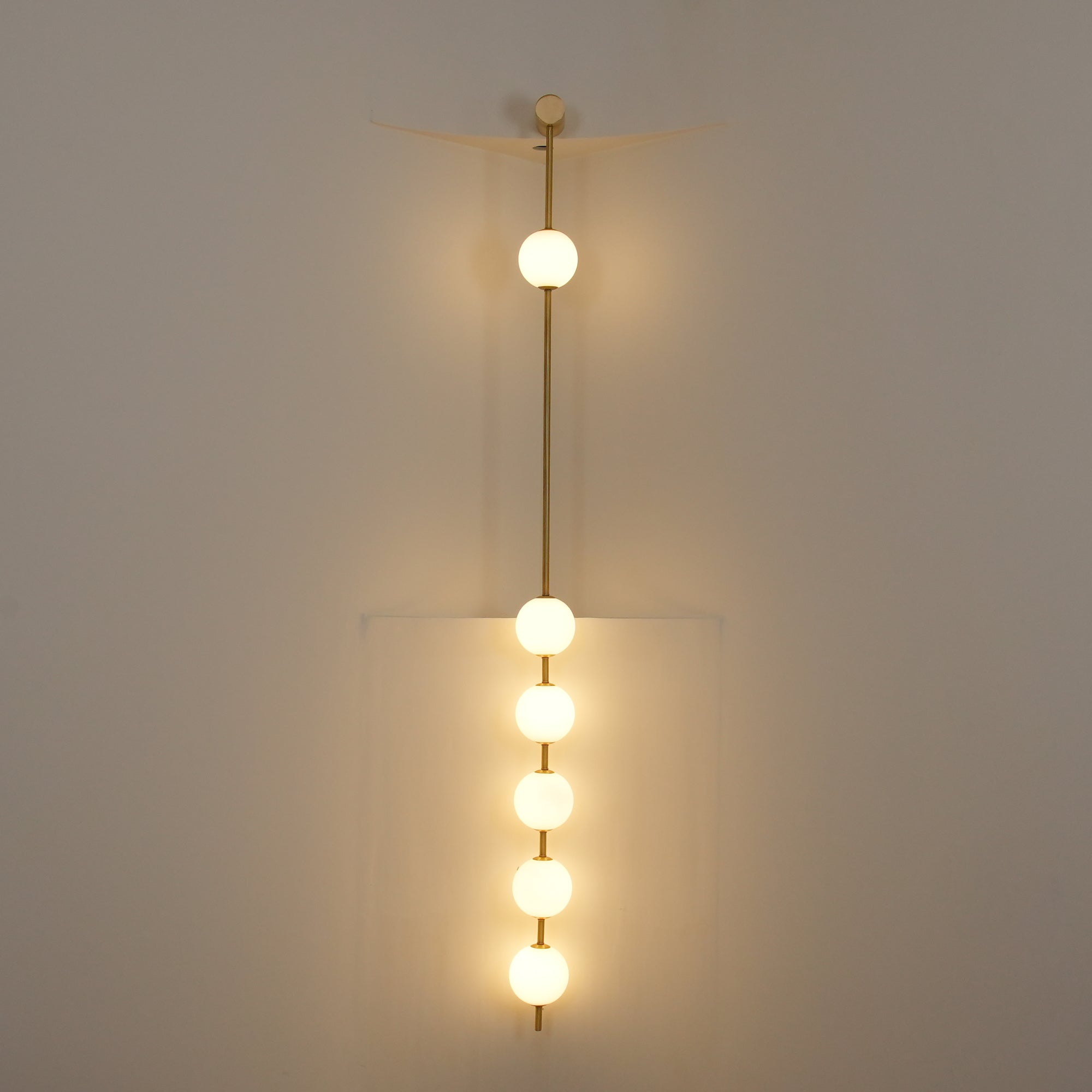 Vertical Spheres Wall Light Lighting Lobby