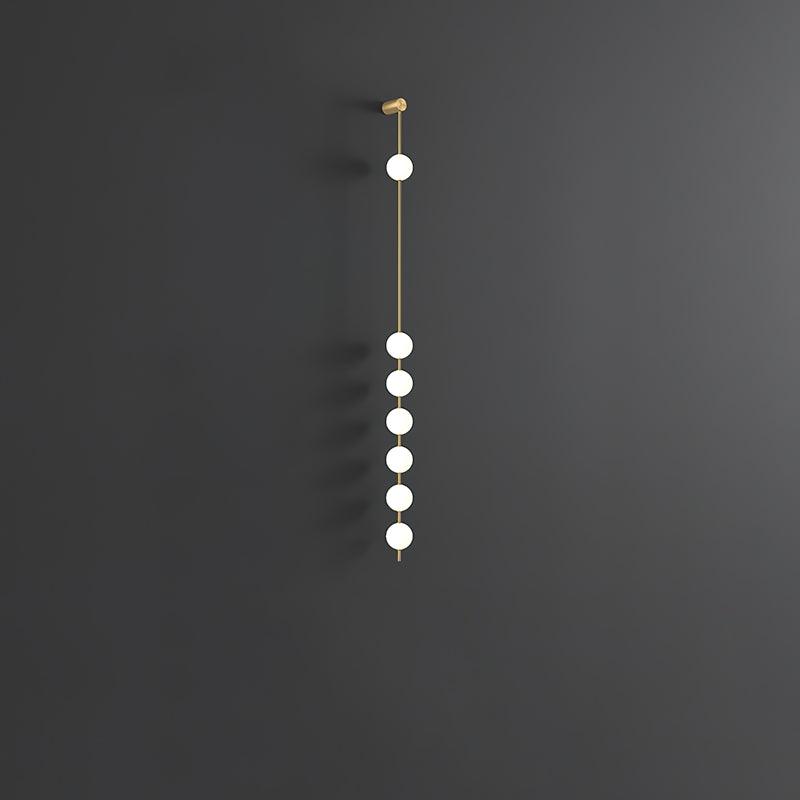Vertical Spheres Wall Light Lighting Lobby