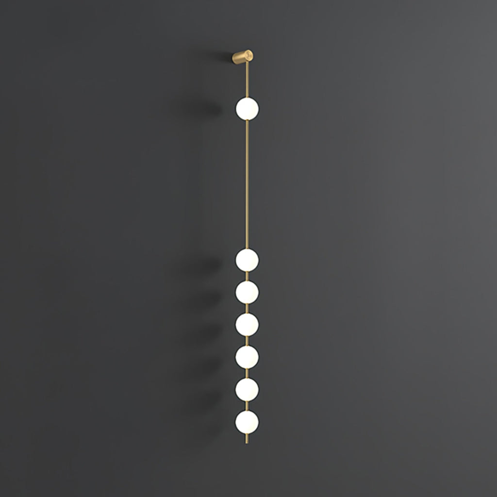 Vertical Spheres Wall Light Lighting Lobby