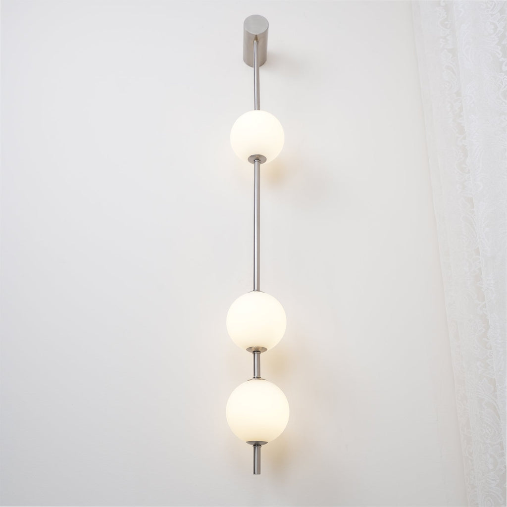 Vertical Spheres Wall Light Lighting Lobby