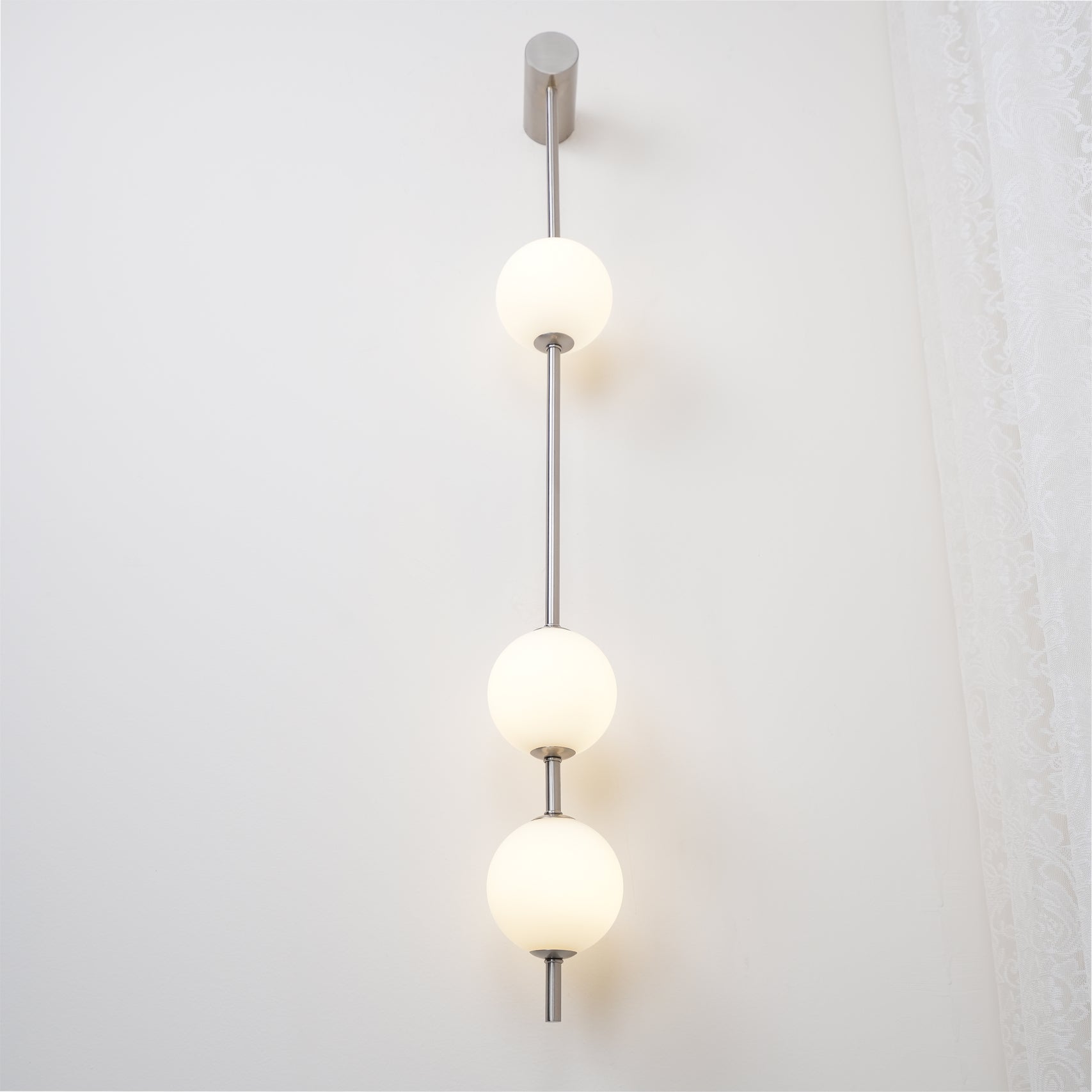 Vertical Spheres Wall Light Lighting Lobby