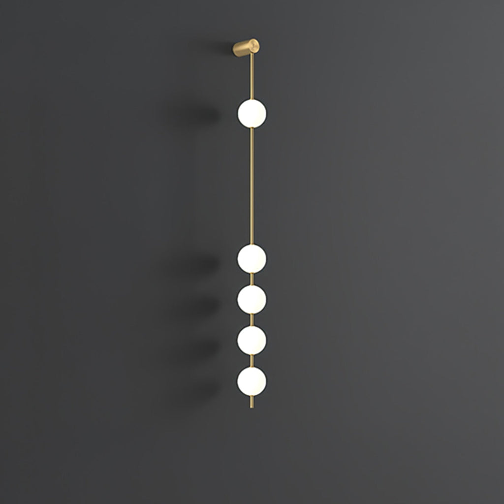 Vertical Spheres Wall Light Lighting Lobby