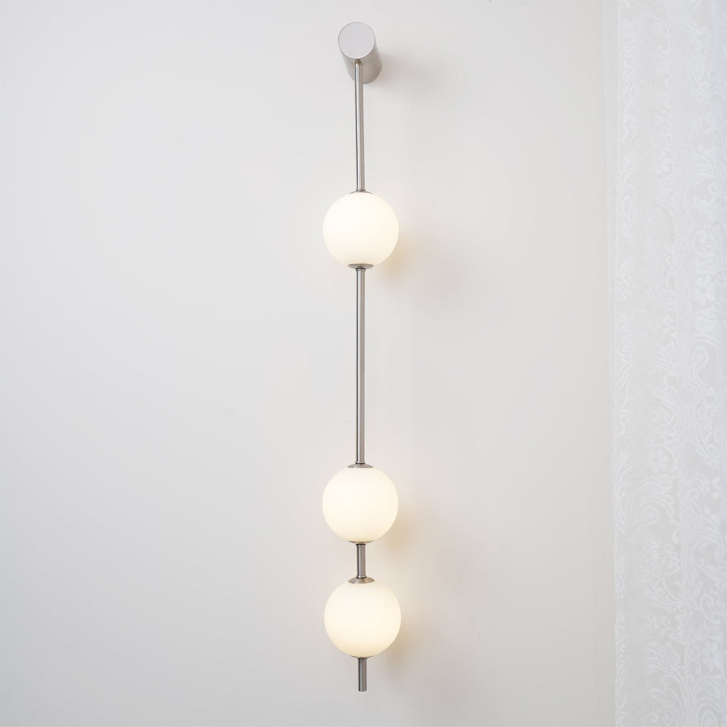 Vertical Spheres Wall Light Lighting Lobby