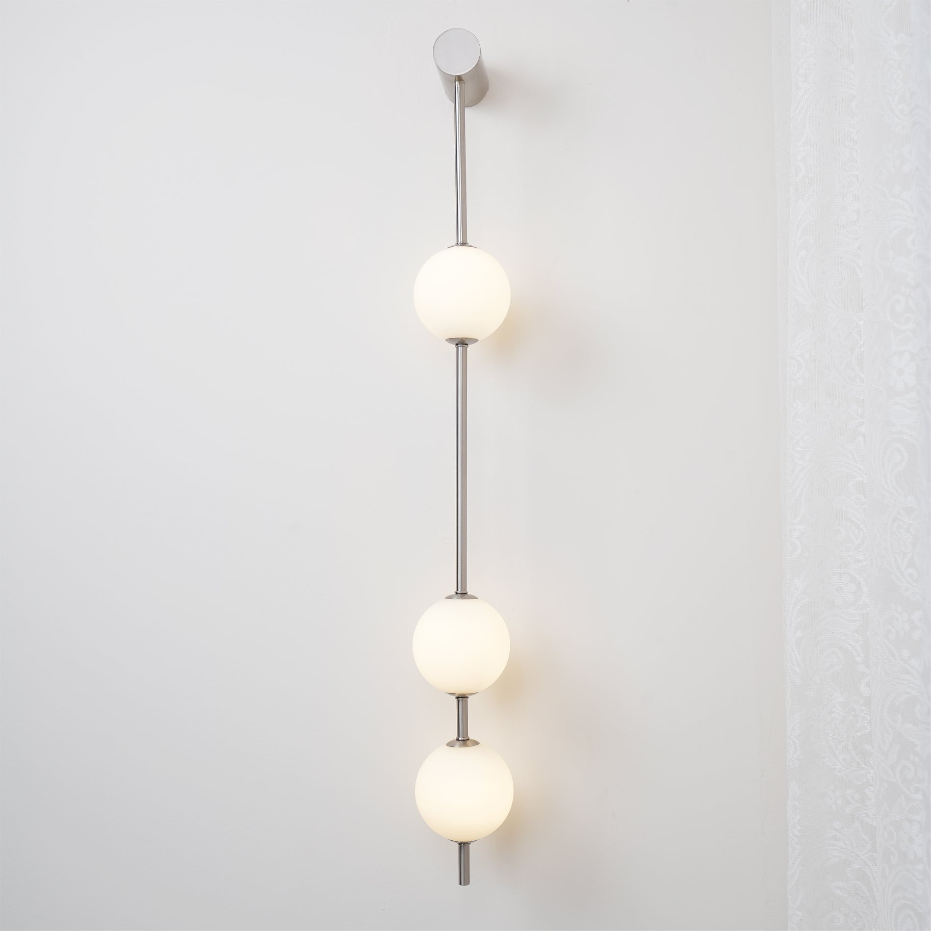 Vertical Spheres Wall Light Lighting Lobby