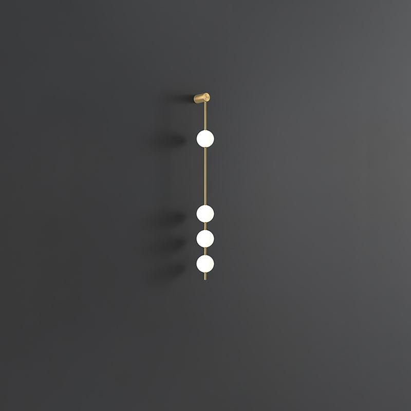 Vertical Spheres Wall Light Lighting Lobby