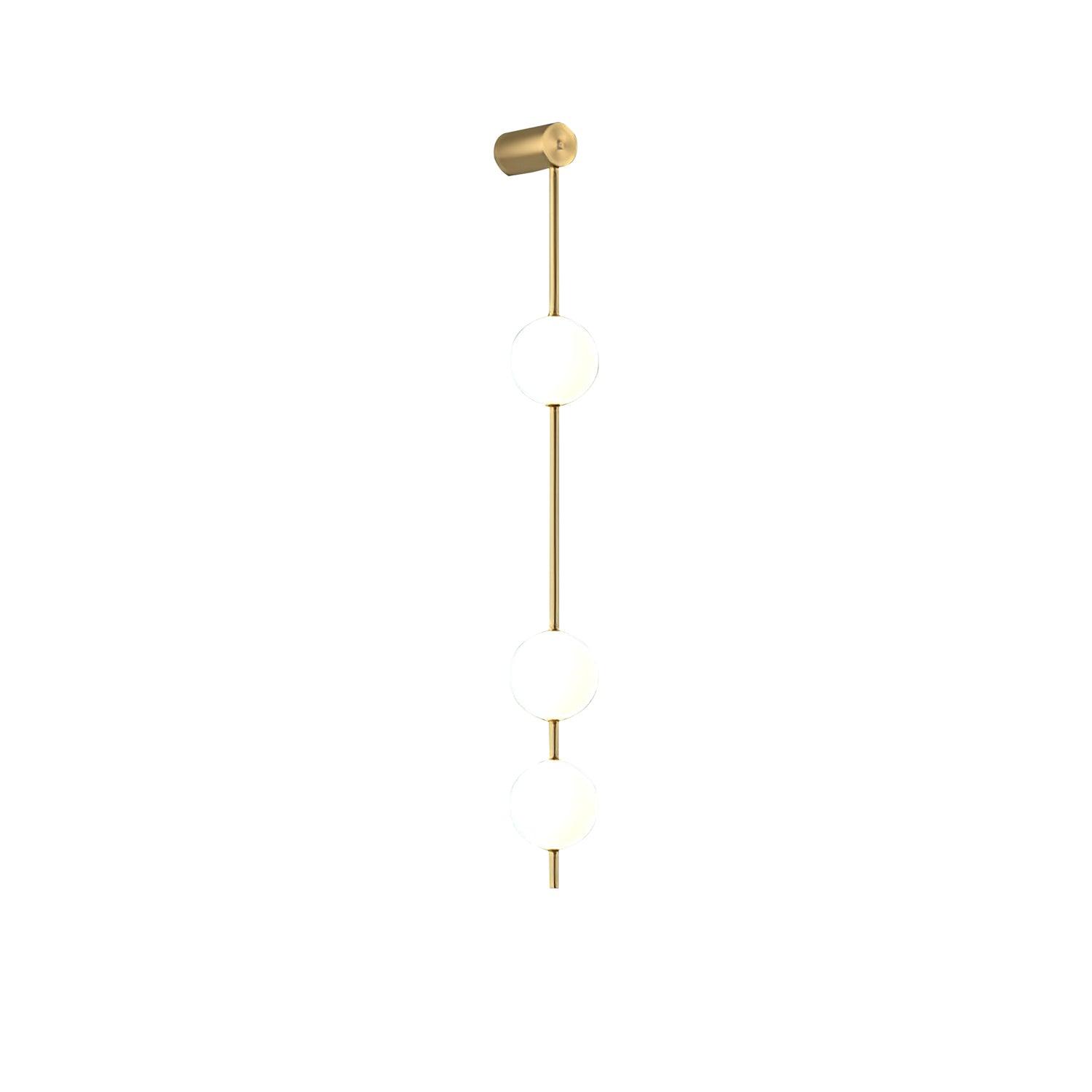 Vertical Spheres Wall Light Lighting Lobby