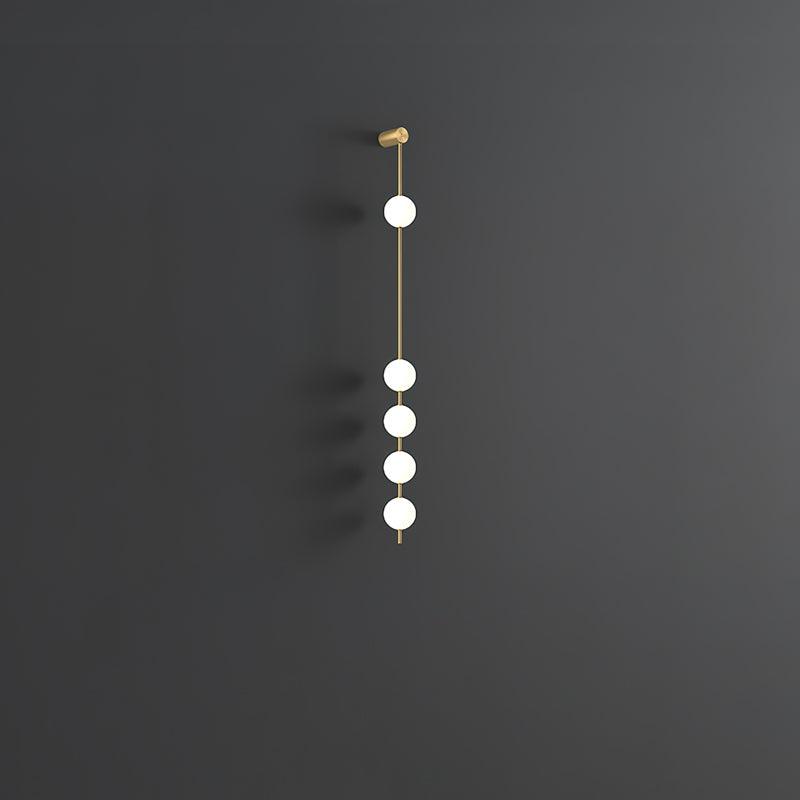 Vertical Spheres Wall Light Lighting Lobby