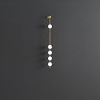 Vertical Spheres Wall Light Lighting Lobby