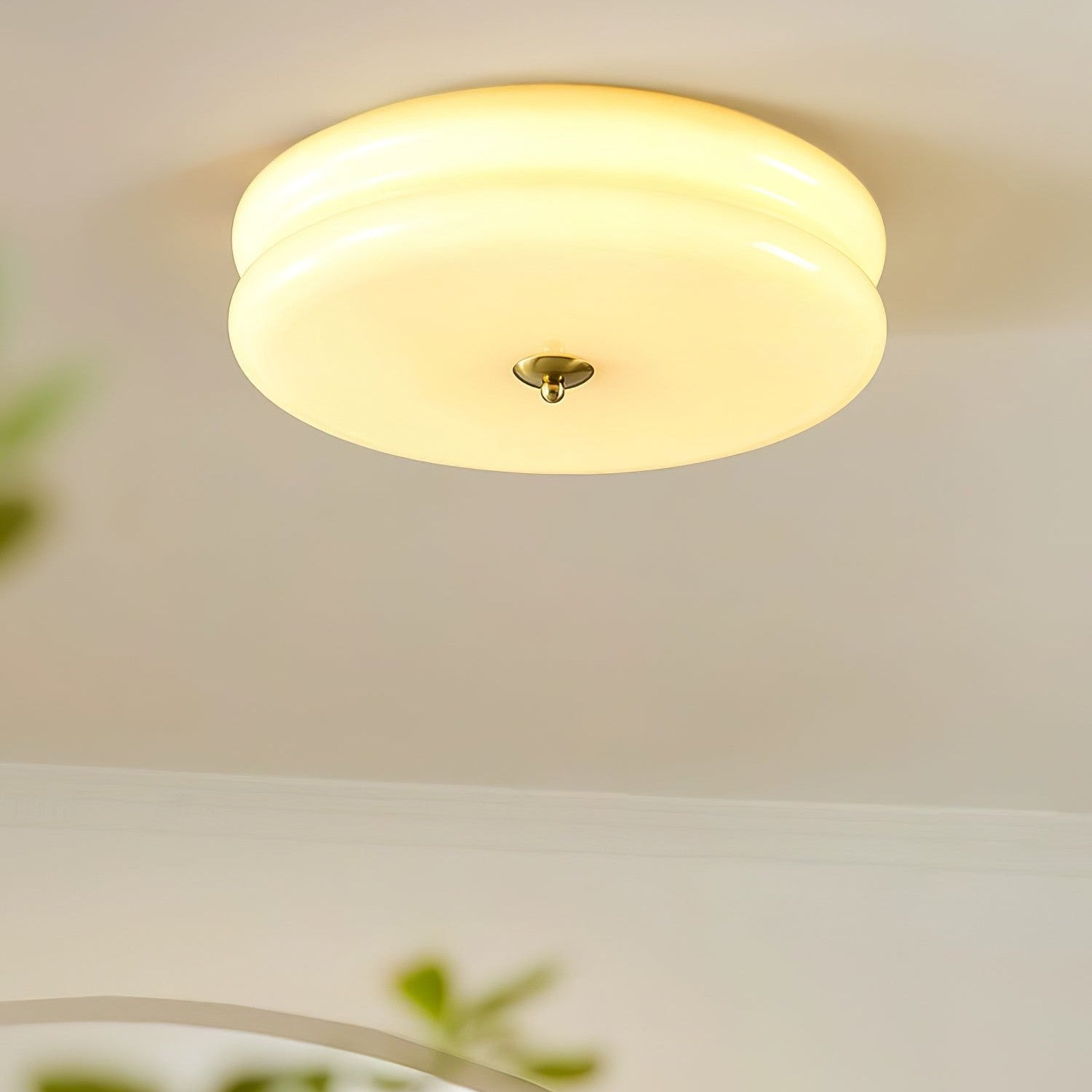 Vintage Art Deco Ceiling Fixture Lighting Lobby