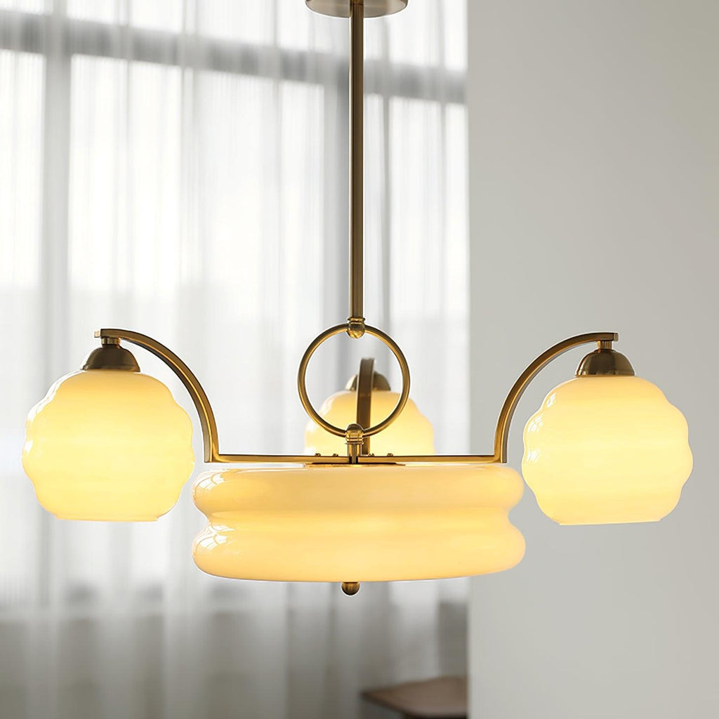 Vintage Art Deco Ceiling Suspension Lighting Lobby