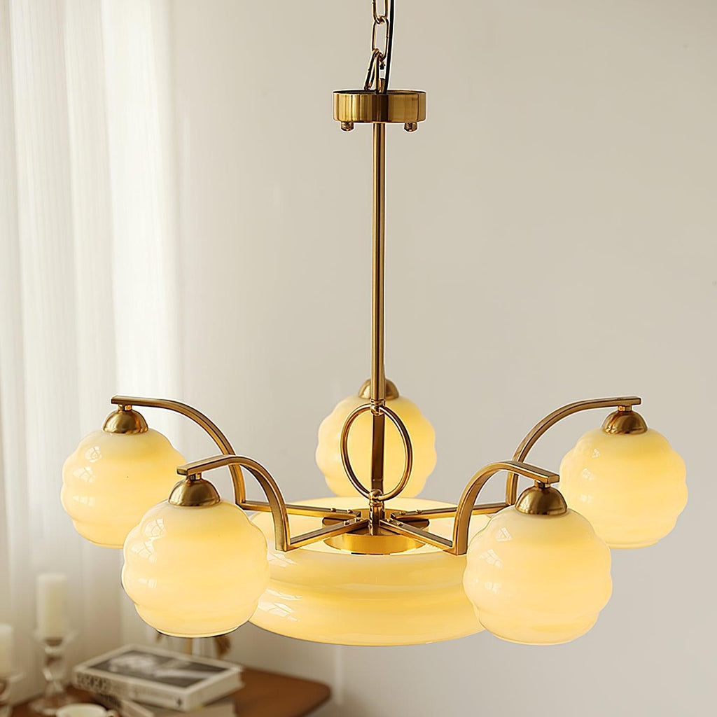 Vintage Art Deco Ceiling Suspension Lighting Lobby