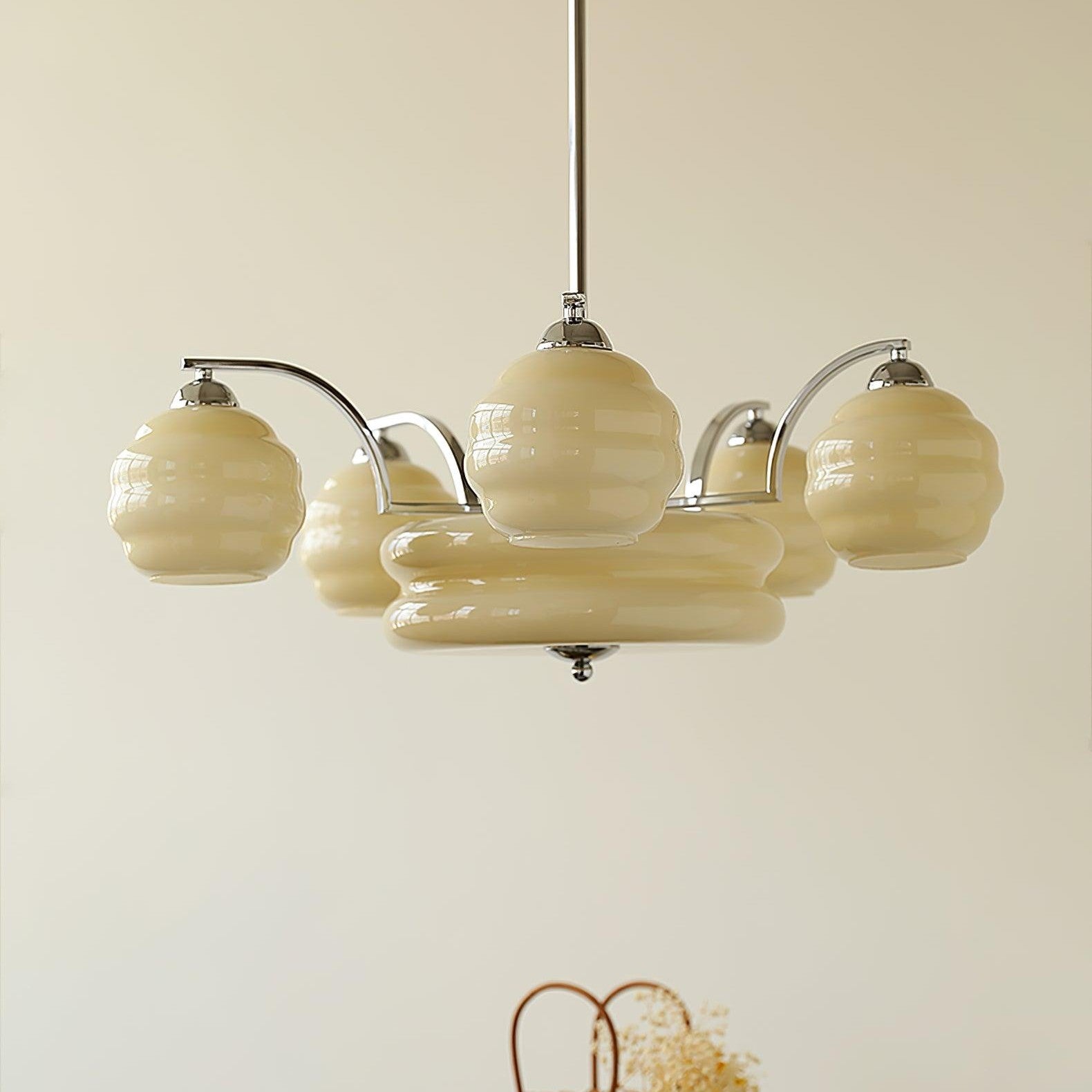 Vintage Art Deco Ceiling Suspension Lighting Lobby