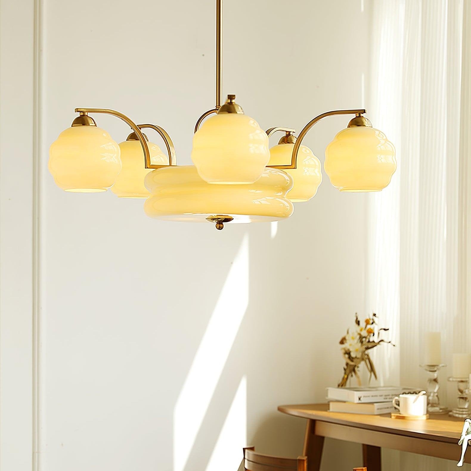 Vintage Art Deco Ceiling Suspension Lighting Lobby