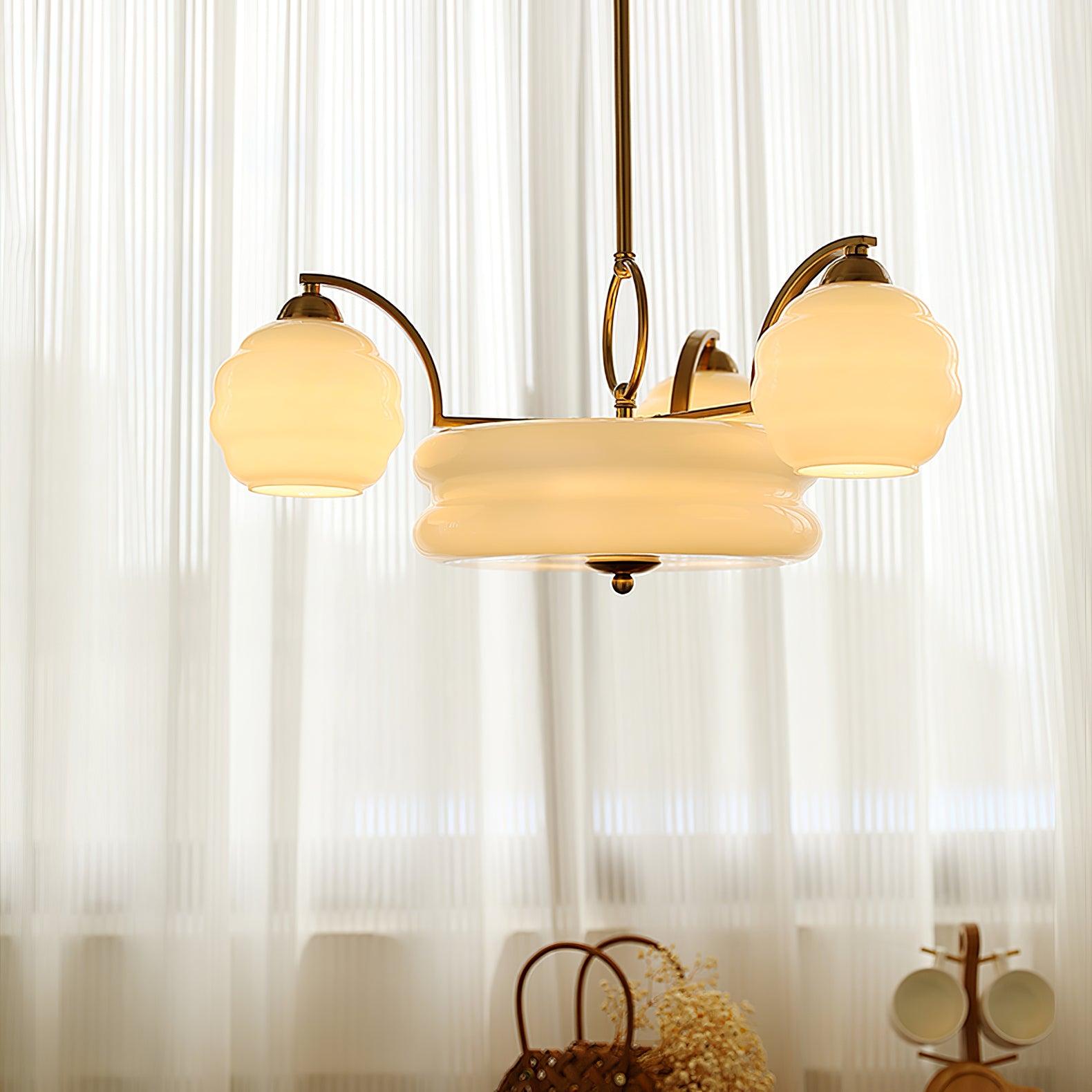 Vintage Art Deco Ceiling Suspension Lighting Lobby