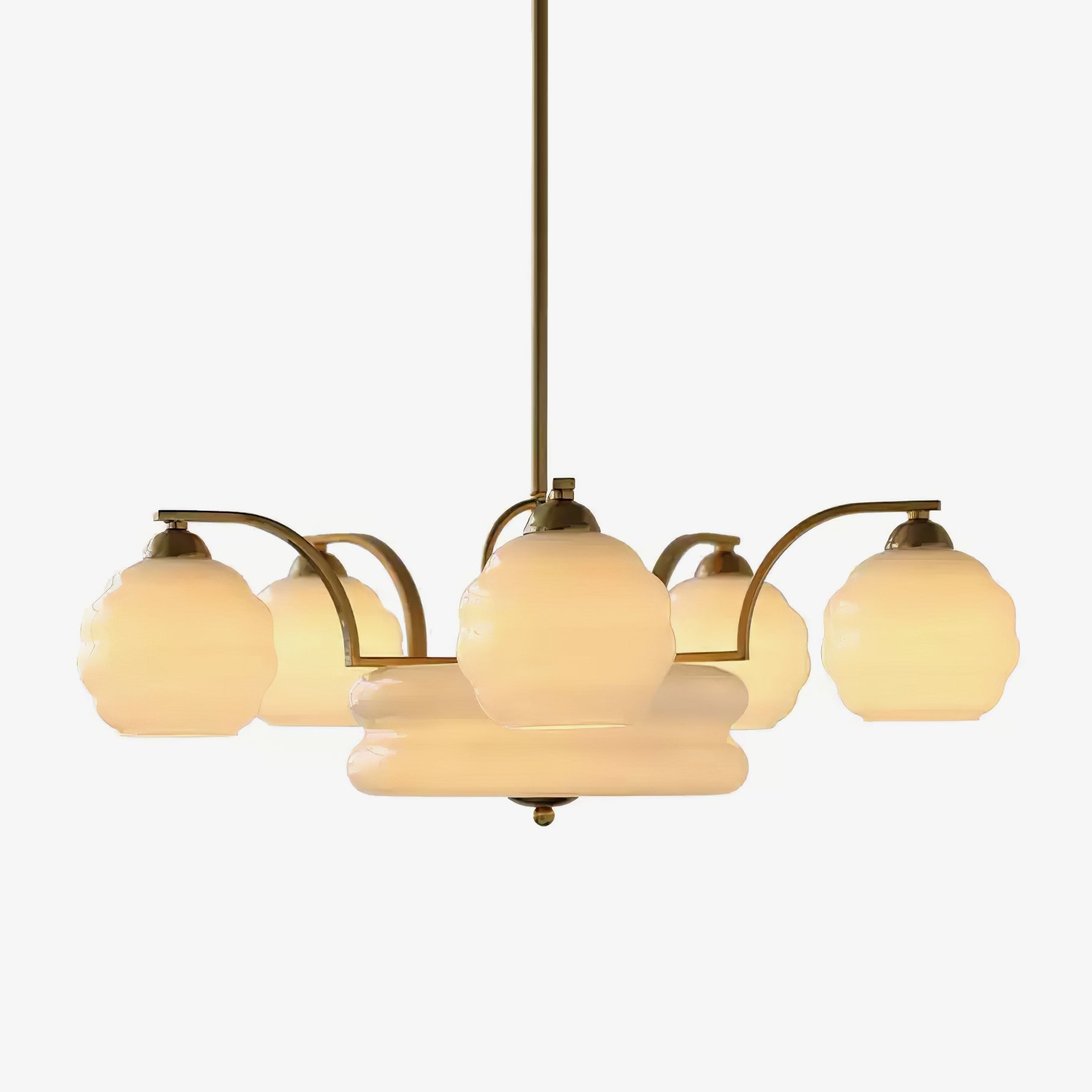 Vintage Art Deco Ceiling Suspension Lighting Lobby