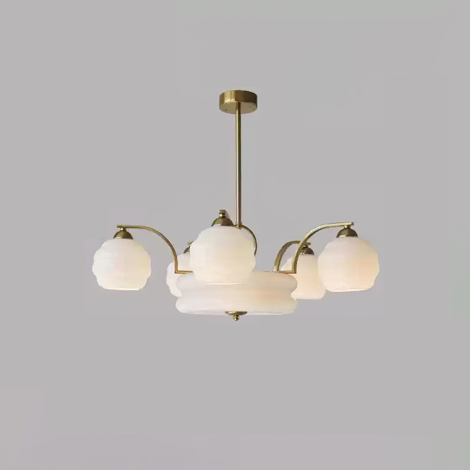 Vintage Art Deco Ceiling Suspension Lighting Lobby