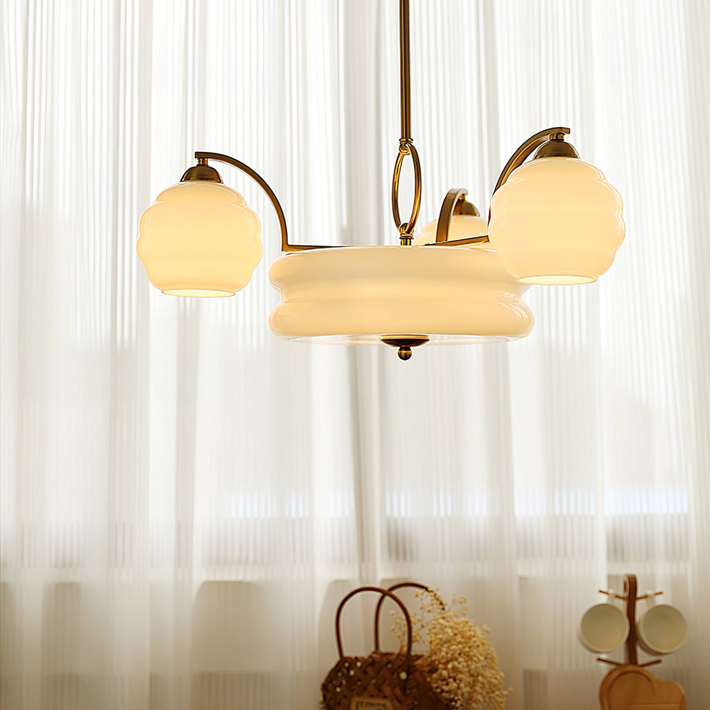Vintage Art Deco Ceiling Suspension Lighting Lobby