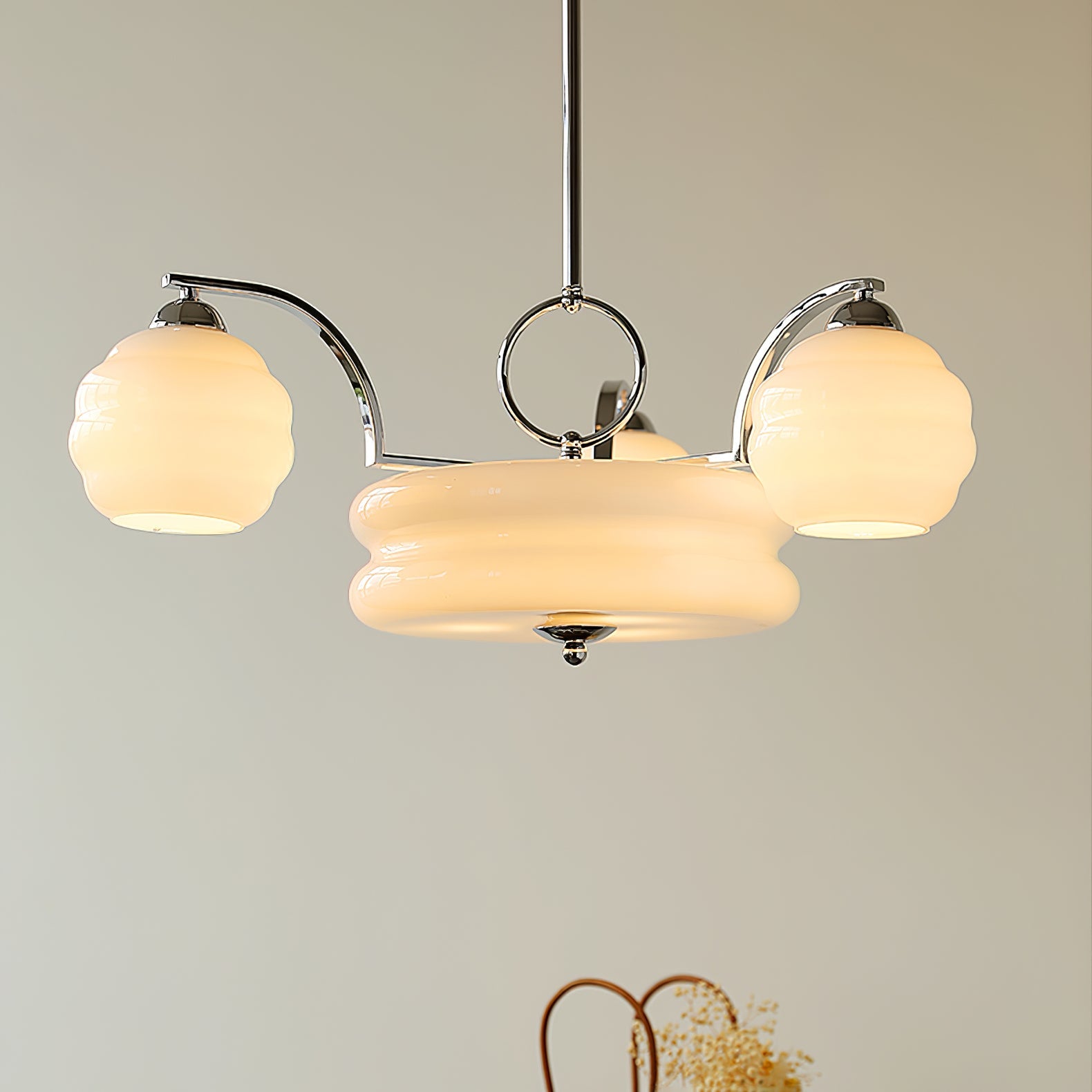 Vintage Art Deco Ceiling Suspension Lighting Lobby