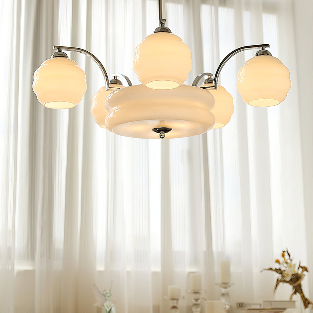 Vintage Art Deco Ceiling Suspension Lighting Lobby
