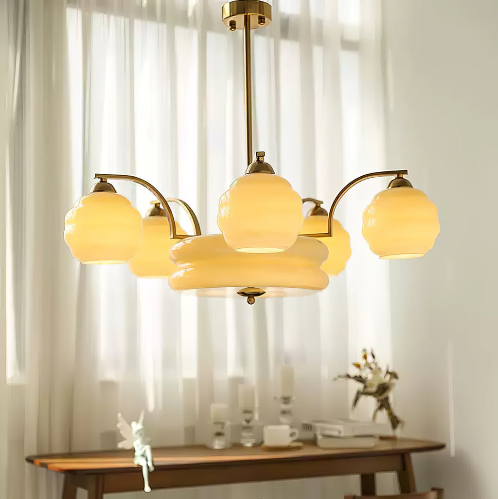 Vintage Art Deco Ceiling Suspension Lighting Lobby