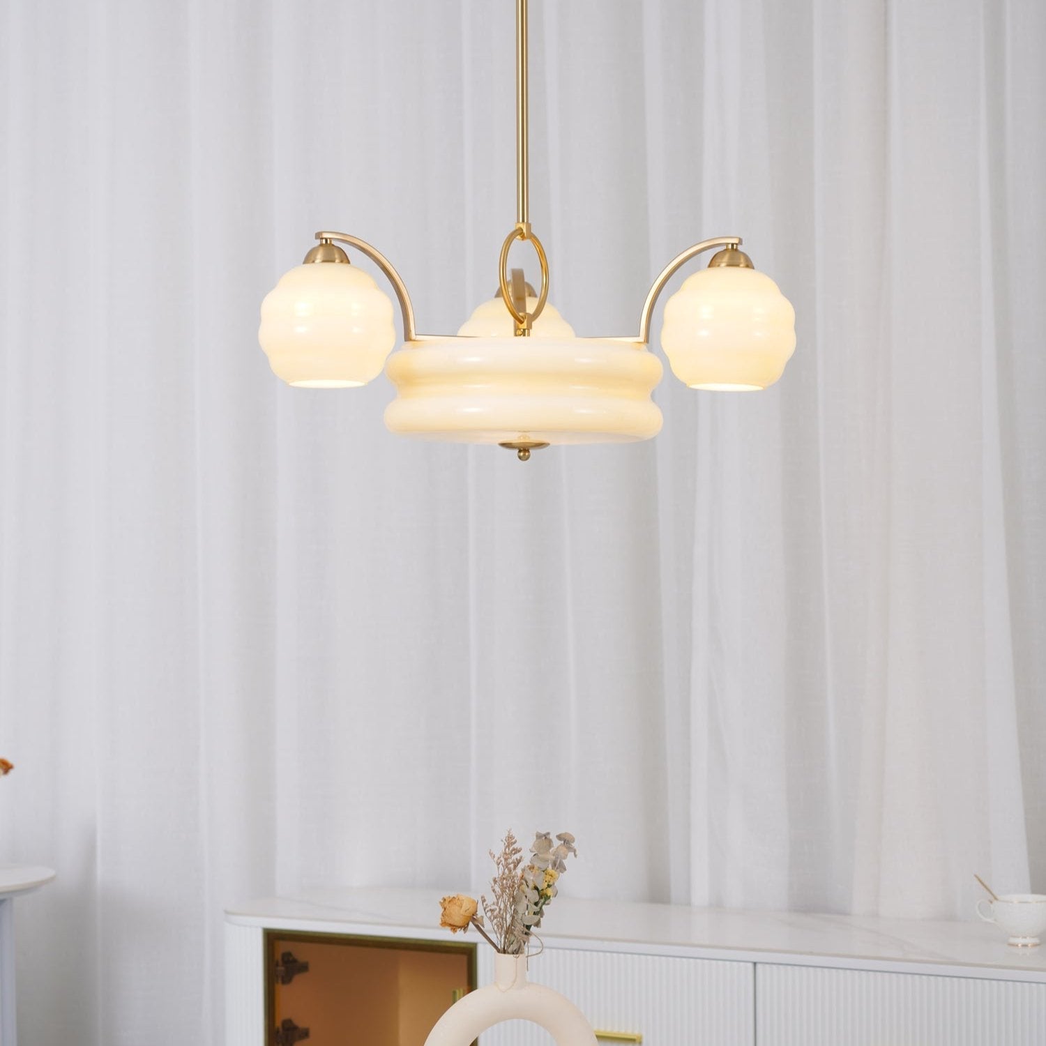 Vintage Art Deco Ceiling Suspension Lighting Lobby